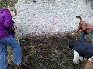 Gartenarbeit